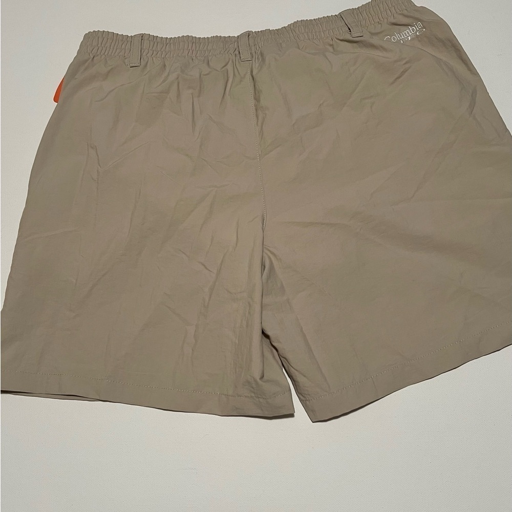 NWT Women's Columbia PFG Backcast III 6" Omni-Shade Drawstring Water Shorts Tan - Picture 4 of 8